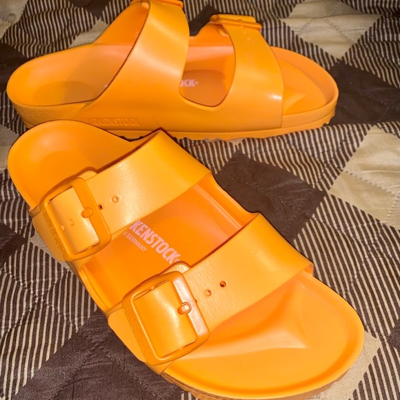 Birkenstock | Shoes | Nib Orange Mango Birkenstock Arizona Eva 376 |  Poshmark
